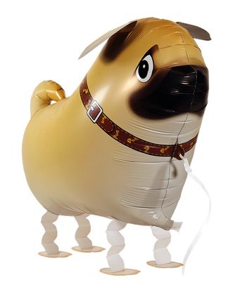 Chodiaci balón Pes Mopslík 55cm
