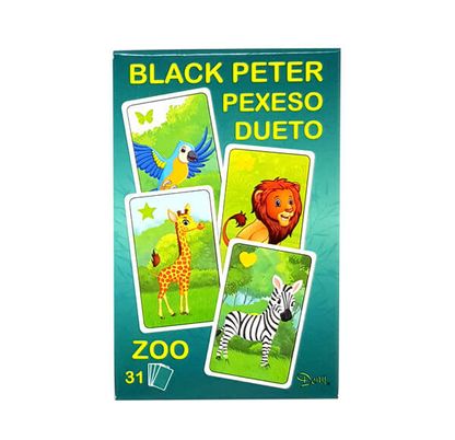 Čierny Peter Africké zvieratká