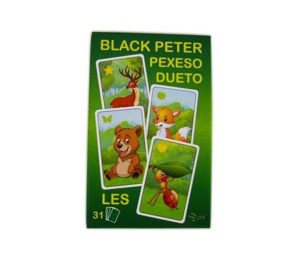 Čierny Peter Lesné zvieratká