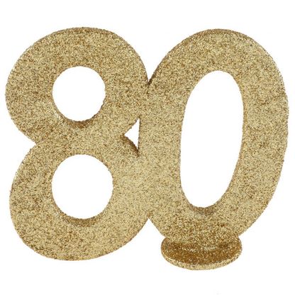 Číselná dekorácia 80