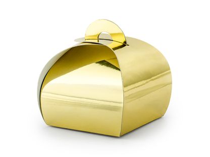 Darčekové krabičky zlaté 10ks