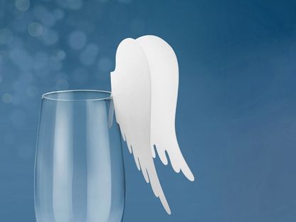 Dekorácia na pohár Anjelské krídla 10ks