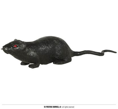 Dekoračný Potkan na Halloween 15 cm