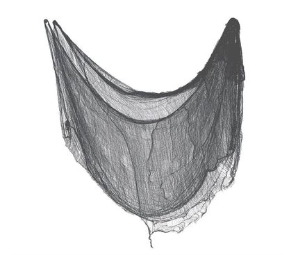 Dekoračná tkanina čierna 76x228cm