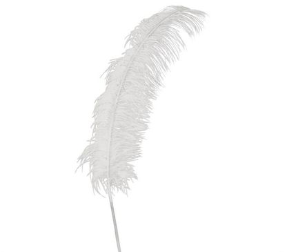 Dekoračné biele perie 50cm 12ks