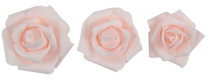 Dekoračné ružičky ružové 9ks