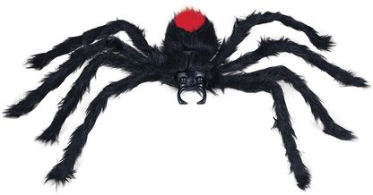 Dekoračný pavúk čierno-červený 60cm