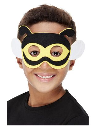 Detská karnevalová maska Včielka filc