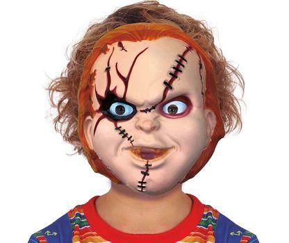 Detská maska Strašidelný chlapec PVC