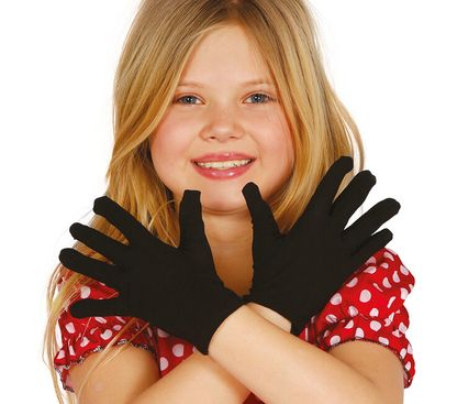 Detské rukavičky čierne 22cm
