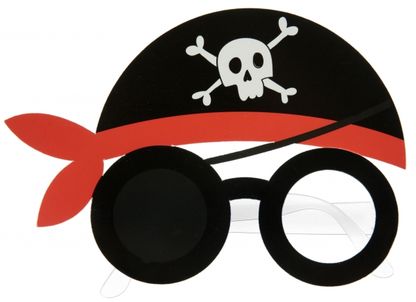 Detské pirátske okuliare