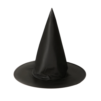 Detský čarodejnícky klobúk čierny klasik 38x32cm
