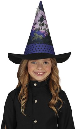 Detský čarodejnícky klobúk polnočný halloween