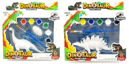 Dinosaurus na vymaľovanie 16cm/2druhy