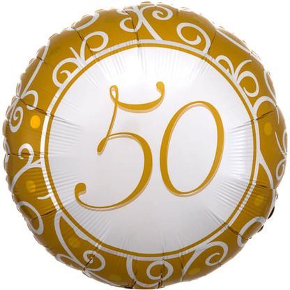 Fóliový balón 50 výročie svadby 45cm