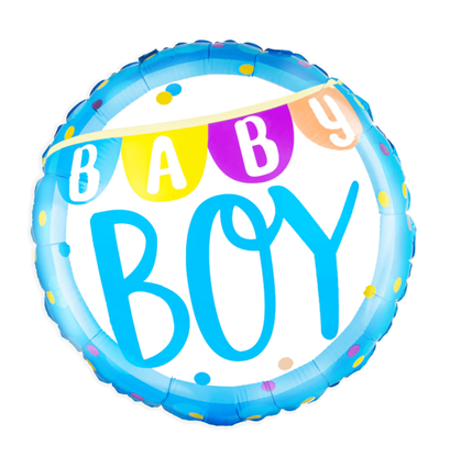Fóliový balón Baby Boy modrý 45cm