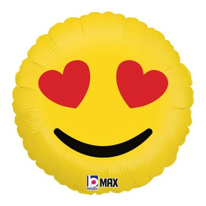 Fóliový balón Emoji LOVE 46cm