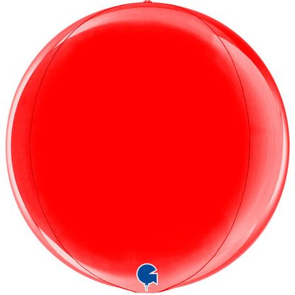 Fóliový balón guľa červená 38cm