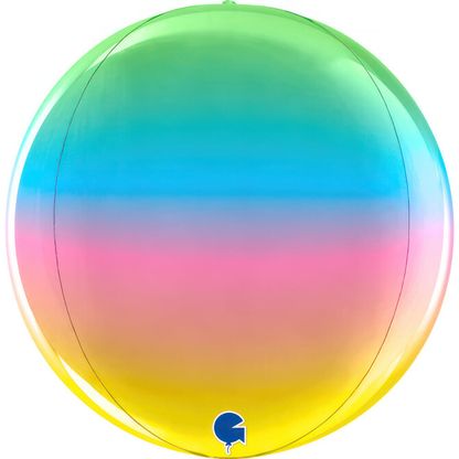 Fóliový balón Guľa dúhový 40cm