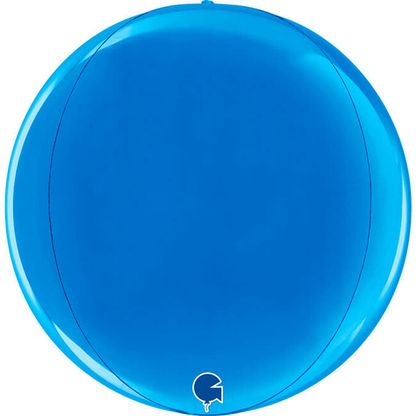 Fóliový balón guľa modrá 38cm