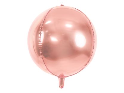 Fóliový balón Guľa ružovo-zlatý 40cm