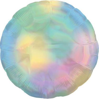 Fóliový balón holografický pastelový 45cm