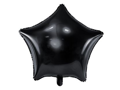 Fóliový balón Hviezda čierna 48cm
