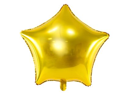 Fóliový balón hviezda zlatý 48cm