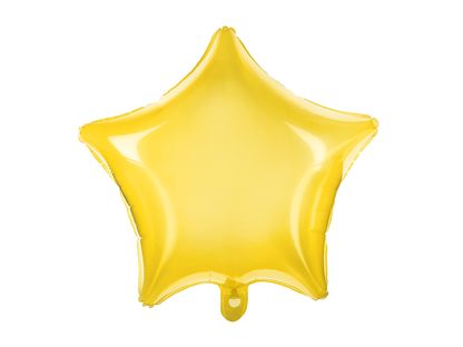 Fóliový balón Hviezda žltý 48cm