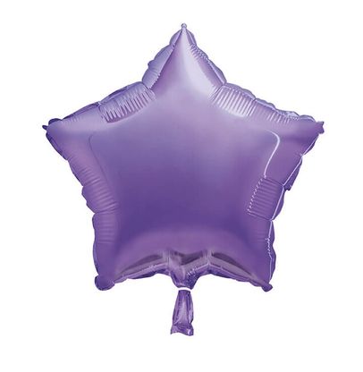 Fóliový balón hviezda fialová 45cm
