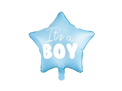 Fóliový balón hviezda It´s a boy 48cm