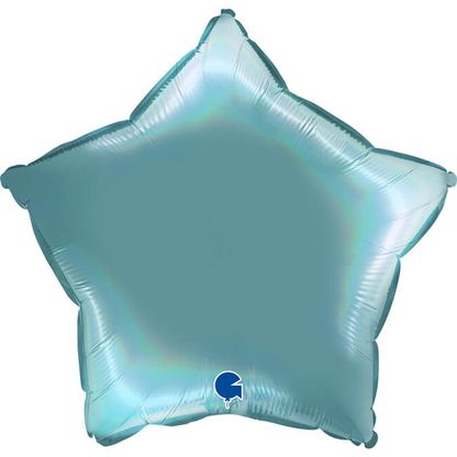Fóliový balón hviezda námornícka modra 45cm