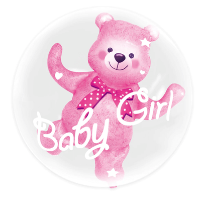 Fóliový balón Baby Girl Medvedík 59x69cm
