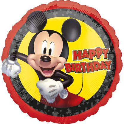 Fóliový balón Mickey Mouse Happy Birthday 45cm