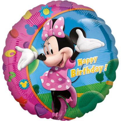 Fóliový balón Minnie Happy Birthday 45cm