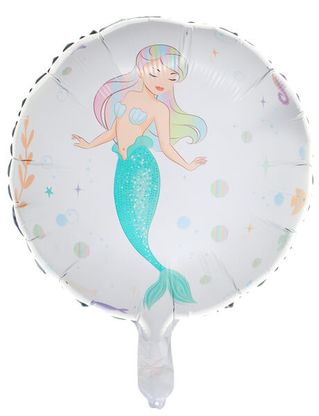 Fóliový balón Morská Víla glitter 45cm