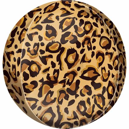 Fóliový balón orbz Leopardie škvrny 40cm