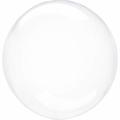 Fóliový balón priesvitný číry (nebalený) 46cm