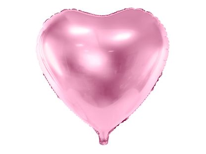 Fóliový balón Srdce svetloružový 45cm