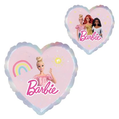 Fóliový balón srdce Barbie 45cm