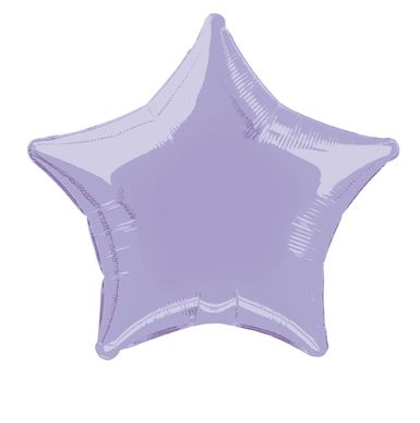 Fóliový balón hviezda levanduľový 50cm