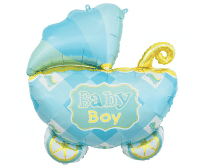 Fóliový balón supershape Baby Boy kočík 60cm