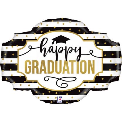 Fóliový balón supershape Promócie Happy Graduation 81cm