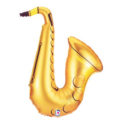 Fóliový balón supershape Saxofón 94cm