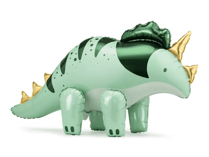 Fóliový balón supershape Triceratops zelený 101x60cm