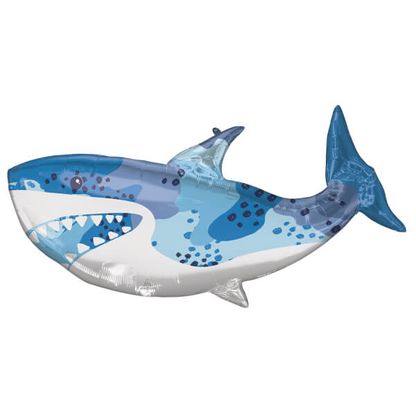 Fóliový balón supershape Žralok 96x45cm