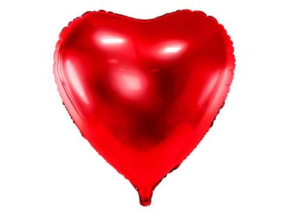 Fóliový balón Srdce červené 72x73cm