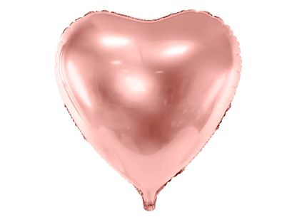 Fóliový balón Srdce ružovo zlaté 72x73cm