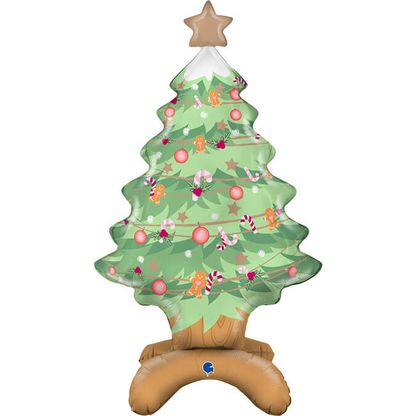 Fóliový multibalón Vianočný stromček 97cm