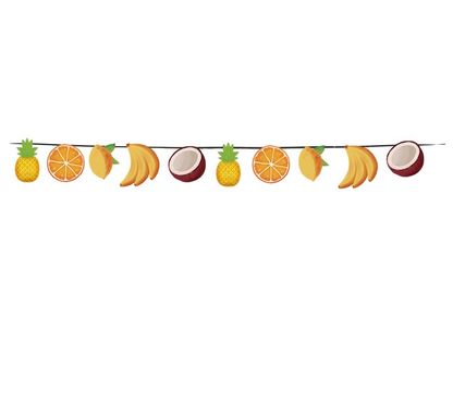 Girlanda letné ovocie 300cm